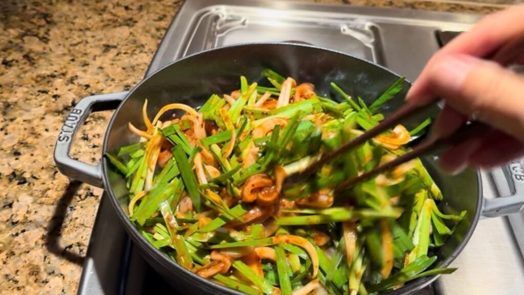 Korean Spicy Squid Stir-Fry (Ojingeo Bokkeum) — The Version That Doesn't Go Watery